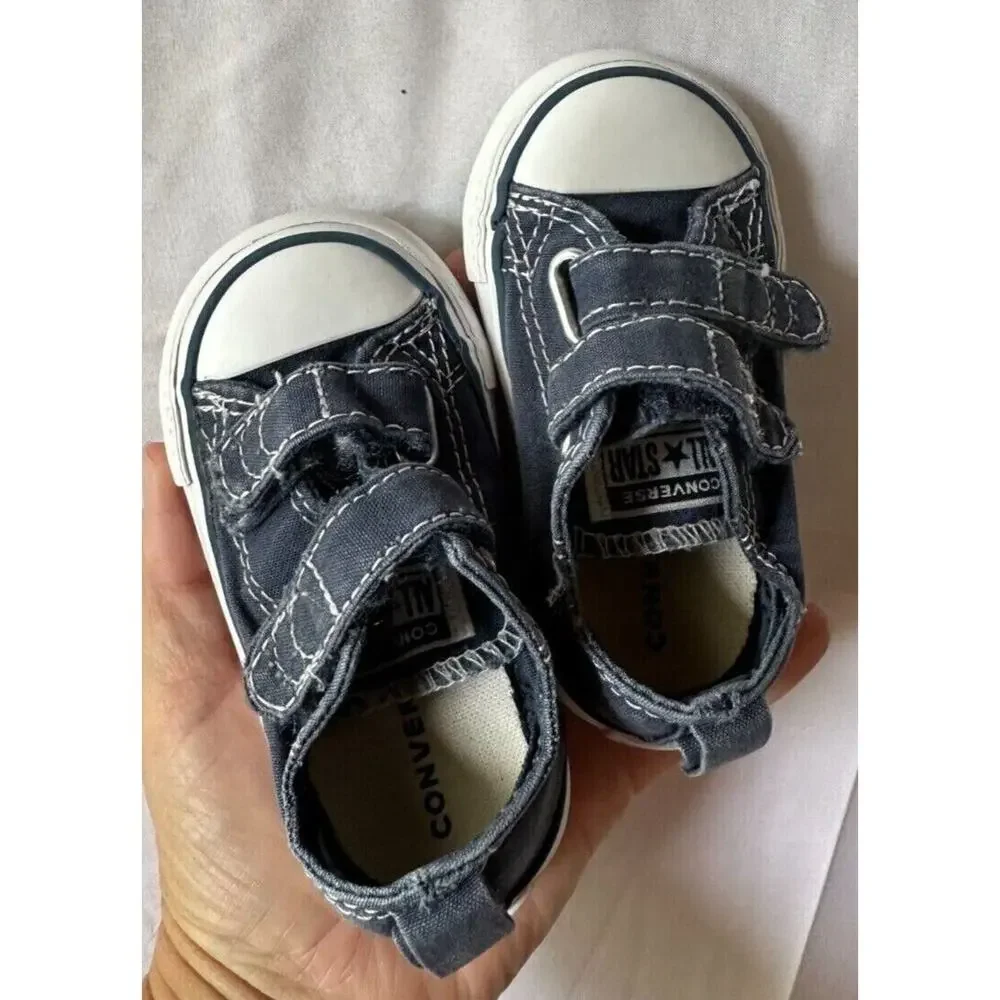 CONVERSE-Chuck Taylor All Star Easy-On Hook and Loop sneaker, Blue/Infant US SZ4